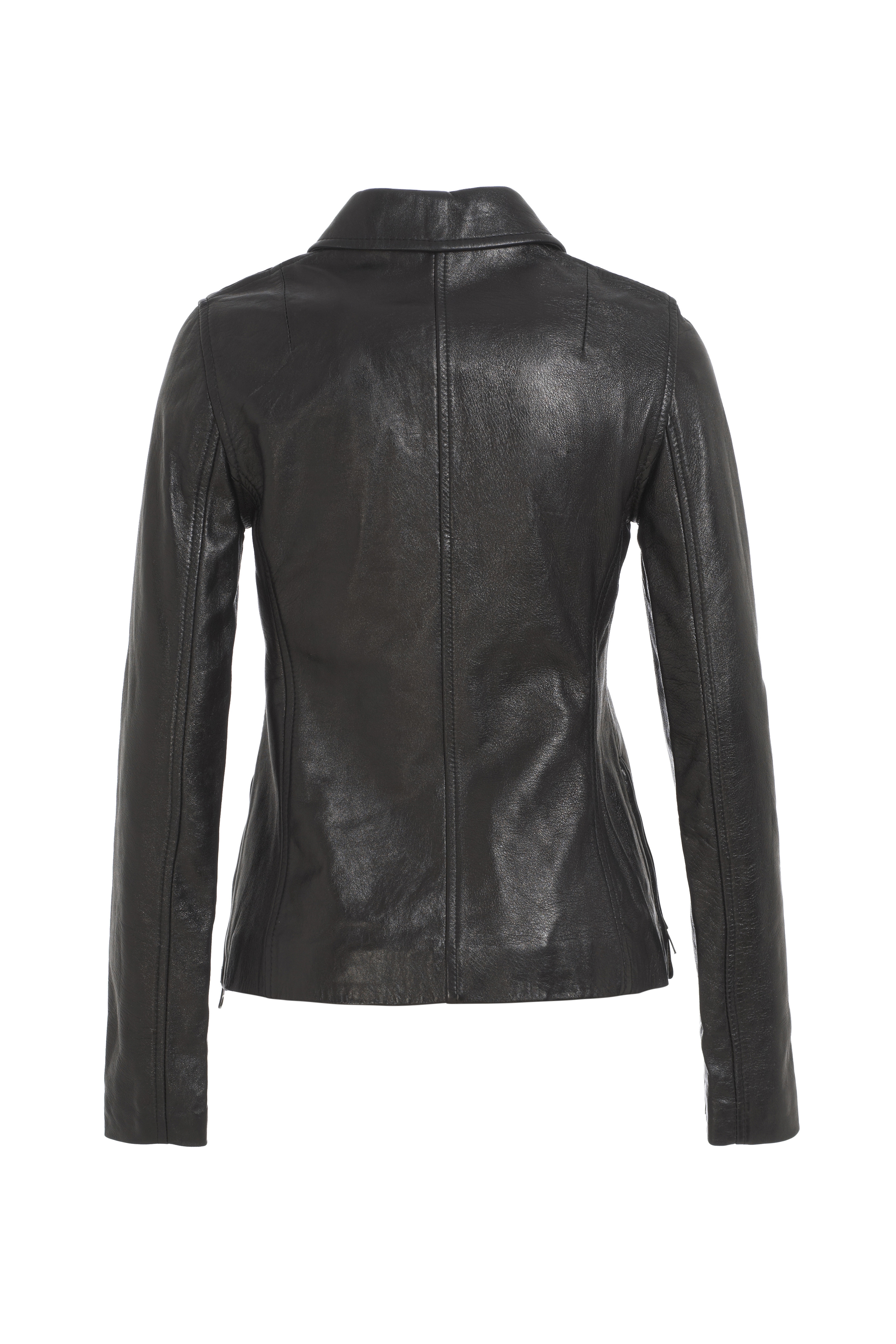 Dolce & Gabbana black leather jacket | Curate8
